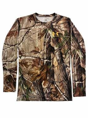 Under Armour Realtree Camo Womens XL Long Sleeve Hunting Stretch Shirt